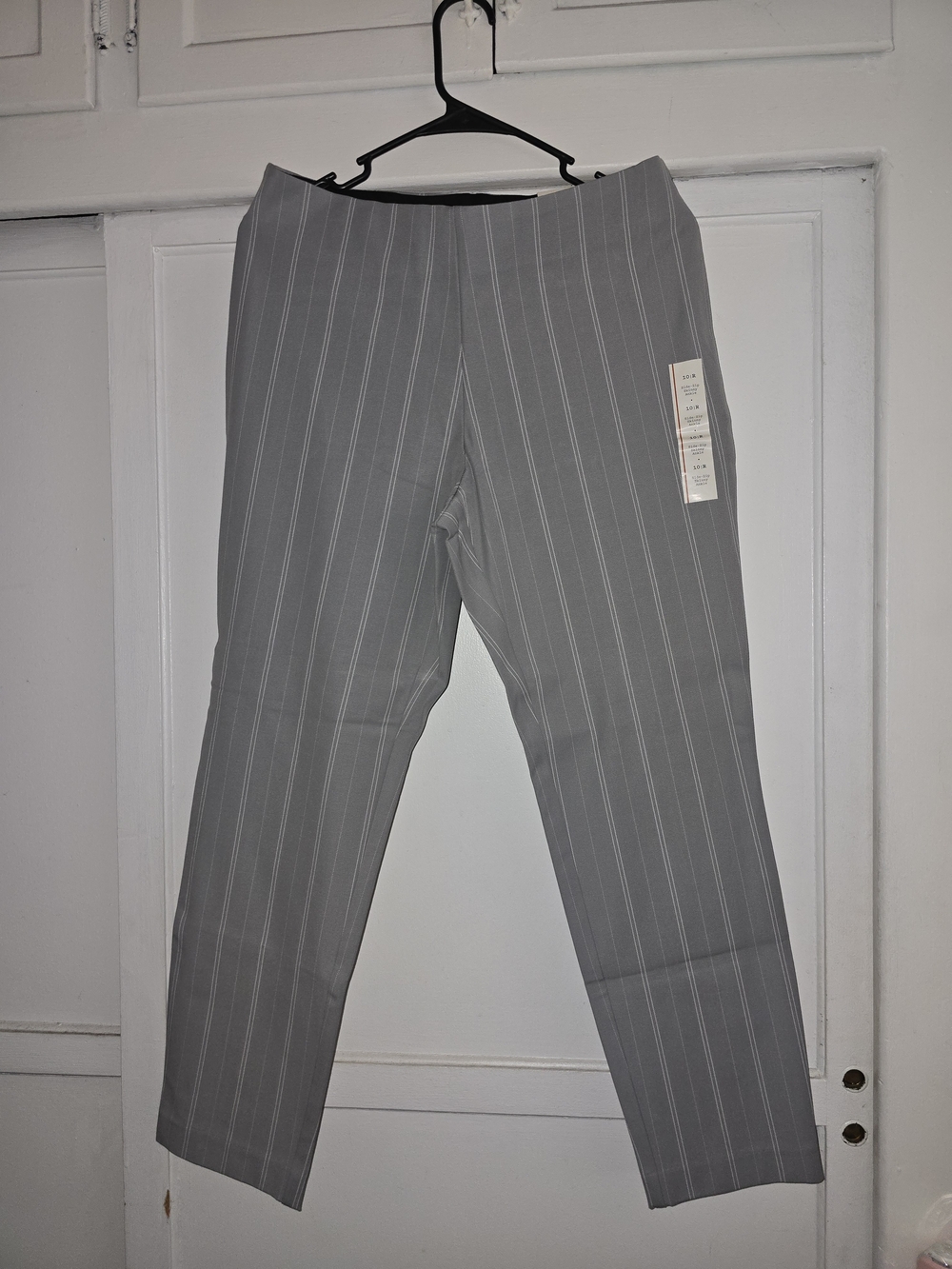 a new day Gray Pinstripe Ankle Dress Pants